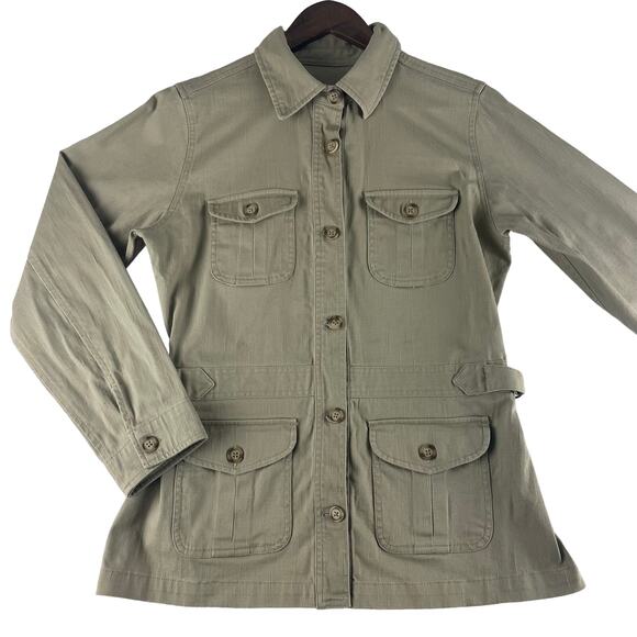 Isabella Bird Field Jacket Women’s SM Tan Pockets Canvas GUC💗 - Picture 1 of 7